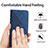 Leather Case Stands Flip Cover Holder H05X for Nothing Phone 1