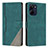 Leather Case Stands Flip Cover Holder H05X for Realme 10 4G Green