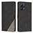 Leather Case Stands Flip Cover Holder H05X for Realme 9 Pro 5G Black