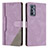 Leather Case Stands Flip Cover Holder H05X for Realme GT Master 5G Purple