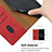 Leather Case Stands Flip Cover Holder H05X for Realme Narzo 30 5G