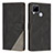 Leather Case Stands Flip Cover Holder H05X for Realme Narzo 30A Black