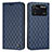 Leather Case Stands Flip Cover Holder H05X for Xiaomi Poco M4 Pro 4G Blue