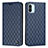 Leather Case Stands Flip Cover Holder H05X for Xiaomi Redmi A2 Plus Blue