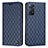 Leather Case Stands Flip Cover Holder H05X for Xiaomi Redmi Note 11 Pro 5G Blue