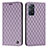 Leather Case Stands Flip Cover Holder H05X for Xiaomi Redmi Note 11 Pro 5G Purple