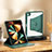 Leather Case Stands Flip Cover Holder H06 for Apple iPad Air 5 10.9 (2022) Green