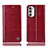 Leather Case Stands Flip Cover Holder H06P for Motorola Moto Edge (2022) 5G