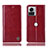 Leather Case Stands Flip Cover Holder H06P for Motorola Moto Edge 30 Ultra 5G