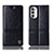 Leather Case Stands Flip Cover Holder H06P for Motorola Moto G71s 5G