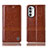 Leather Case Stands Flip Cover Holder H06P for Motorola Moto G82 5G