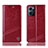 Leather Case Stands Flip Cover Holder H06P for OnePlus Nord CE 2 5G Red