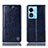 Leather Case Stands Flip Cover Holder H06P for Oppo A1 Pro 5G Blue