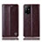 Leather Case Stands Flip Cover Holder H06P for Oppo A94 5G