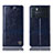 Leather Case Stands Flip Cover Holder H06P for Oppo K9 Pro 5G Blue