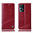 Leather Case Stands Flip Cover Holder H06P for Oppo Reno7 Pro 5G Red