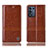 Leather Case Stands Flip Cover Holder H06P for Realme 9 SE 5G Light Brown