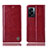 Leather Case Stands Flip Cover Holder H06P for Realme V23i 5G