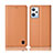 Leather Case Stands Flip Cover Holder H07P for OnePlus Nord CE 2 Lite 5G Orange