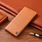 Leather Case Stands Flip Cover Holder H07P for Oppo A54 4G