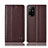 Leather Case Stands Flip Cover Holder H07P for Oppo F19 Pro+ Plus 5G