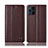 Leather Case Stands Flip Cover Holder H07P for Oppo Find X3 5G