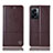 Leather Case Stands Flip Cover Holder H07P for Oppo K10 5G India