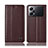 Leather Case Stands Flip Cover Holder H07P for Oppo K10 Pro 5G