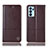 Leather Case Stands Flip Cover Holder H07P for Oppo Reno6 Pro 5G India