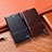 Leather Case Stands Flip Cover Holder H07P for Samsung Galaxy S22 Ultra 5G