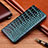 Leather Case Stands Flip Cover Holder H08P for Asus Zenfone 8 ZS590KS Blue