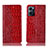 Leather Case Stands Flip Cover Holder H08P for OnePlus Nord CE 2 5G Red