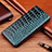 Leather Case Stands Flip Cover Holder H08P for Realme 10 5G Blue