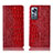 Leather Case Stands Flip Cover Holder H08P for Xiaomi Mi 12 Lite 5G Red