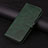 Leather Case Stands Flip Cover Holder H08X for Google Pixel 6a 5G Green