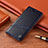 Leather Case Stands Flip Cover Holder H09P for Google Pixel 6 Pro 5G Blue