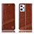 Leather Case Stands Flip Cover Holder H09P for OnePlus Nord CE 2 Lite 5G Light Brown