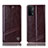 Leather Case Stands Flip Cover Holder H09P for Oppo A93 5G