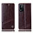 Leather Case Stands Flip Cover Holder H09P for Oppo K9X 5G