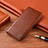 Leather Case Stands Flip Cover Holder H09P for Realme GT Neo5 240W 5G Light Brown