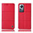 Leather Case Stands Flip Cover Holder H09P for Xiaomi Mi 12 5G Red