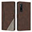 Leather Case Stands Flip Cover Holder H09X for Sony Xperia 1 V