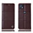 Leather Case Stands Flip Cover Holder H10P for Motorola Moto G50 5G