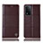 Leather Case Stands Flip Cover Holder H10P for Oppo A93s 5G