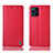 Leather Case Stands Flip Cover Holder H10P for Oppo Find X3 Pro 5G Red