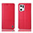 Leather Case Stands Flip Cover Holder H10P for Oppo Find X5 Pro 5G Red