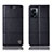 Leather Case Stands Flip Cover Holder H10P for Oppo K10 5G India Black
