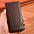 Leather Case Stands Flip Cover Holder H10P for Vivo V27e 5G