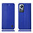 Leather Case Stands Flip Cover Holder H10P for Xiaomi Mi 12 5G Blue