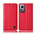 Leather Case Stands Flip Cover Holder H10P for Xiaomi Mi 12 5G Red